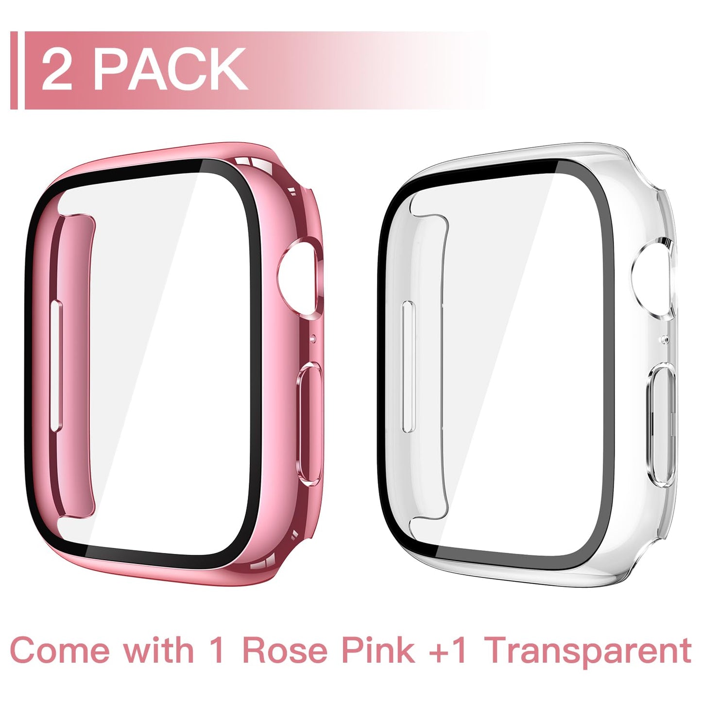 Misxi 2-Pack Waterproof Case for 46mm Apple Watch Series 11/10