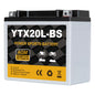 YTX14AH-BS 12V 12Ah Motorcycle Battery, 220CCA Rechargeable Maintenance Free Sealed AGM Battery, Powersport Replacement for ATV, UTV, Scooter