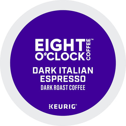 Eight O'Clock Coffee Hazelnut, Single-Serve Keurig K-Cup Pods, Flavored Medium Roast Coffee Pods, 96 Count