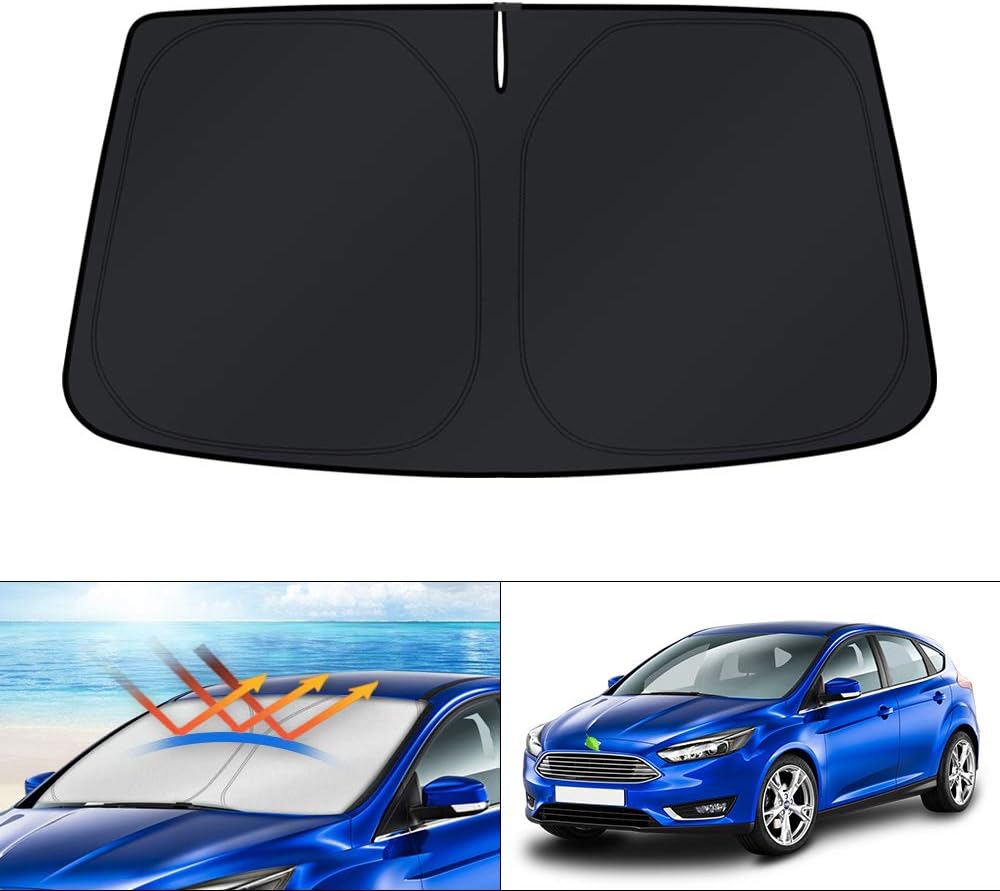 KUST Windshield Sun Shade for 2016 2017 2018 2019 2020 2021 2022 BMW X1 F48 Accessories Custom Fit Sunshade Foldable Window Sun Visor Protector Blocks UV Rays Keep Your Car Cooler