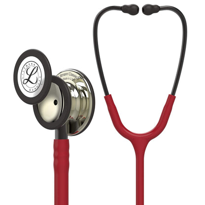 3M Littmann Classic III Monitoring Stethoscope, 5803, More Than 2X as Loud, Weighs Less, Stainless Steel Black-Finish Chestpiece, 27" Black Tube, Stem and Headset