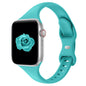 Thin Slim Band Compatible with Apple Watch 38mm 40mm 41mm 42mm 44mm 45mm 46mm 49mm, Replacement Silicone Sport Strap for iWatch Series 11/10/9/8/7/6/5/4/3/2/1 Ultra SE Women Men, Light Blush