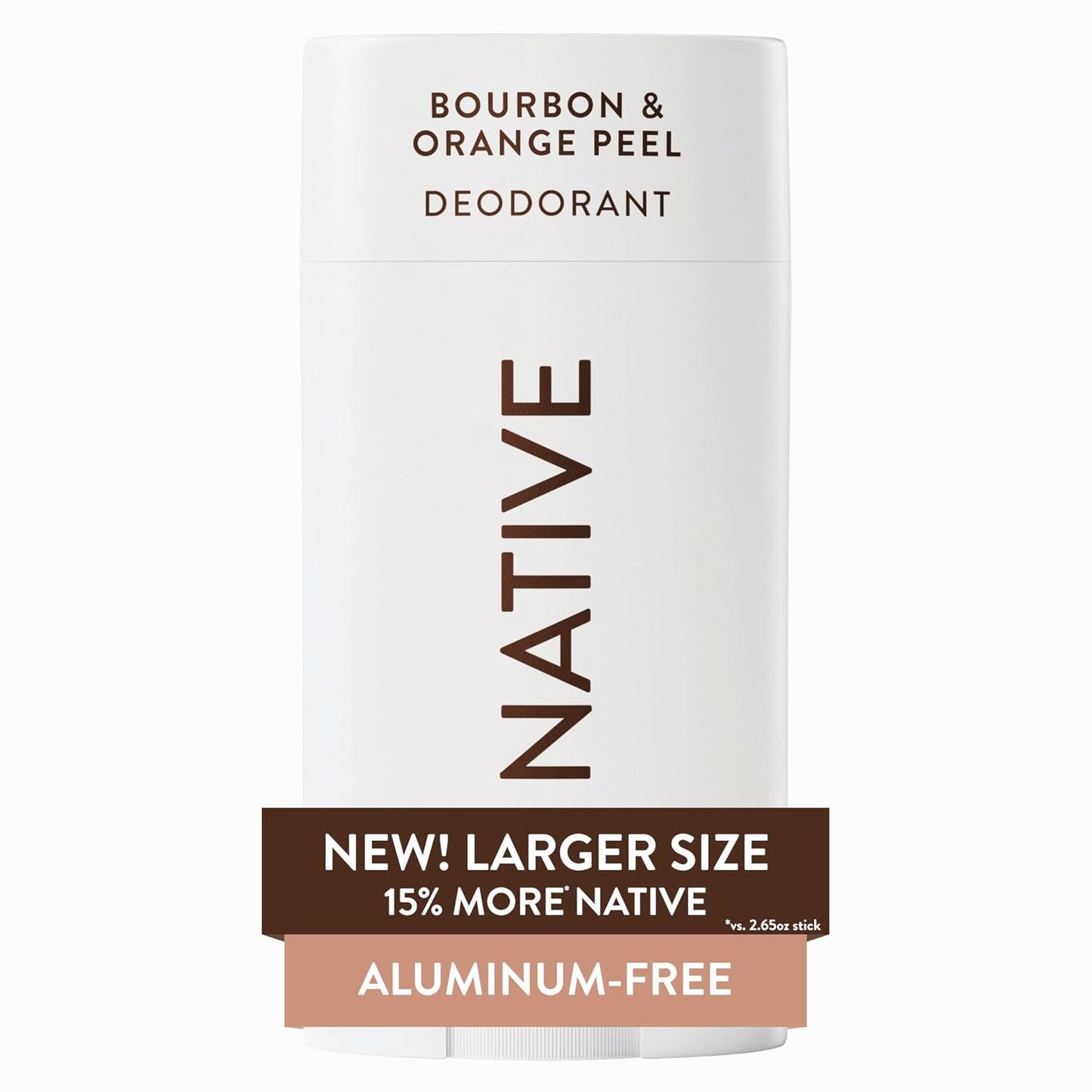 Native Aluminum Free Deodorant, Ocean & Timber, Large Size Stick, 72 Hour Odor Control, for Women & Men, Contains Naturally Derived Ingredients, 3.1 oz