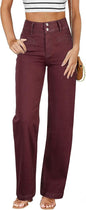 Sidefeel Jeans for Women High Waisted Straight Leg Denim Pants