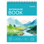 Hapikalor Watercolor Paper Pad, 9"x12" Water Color Paper, 140lb/300gsm Teal