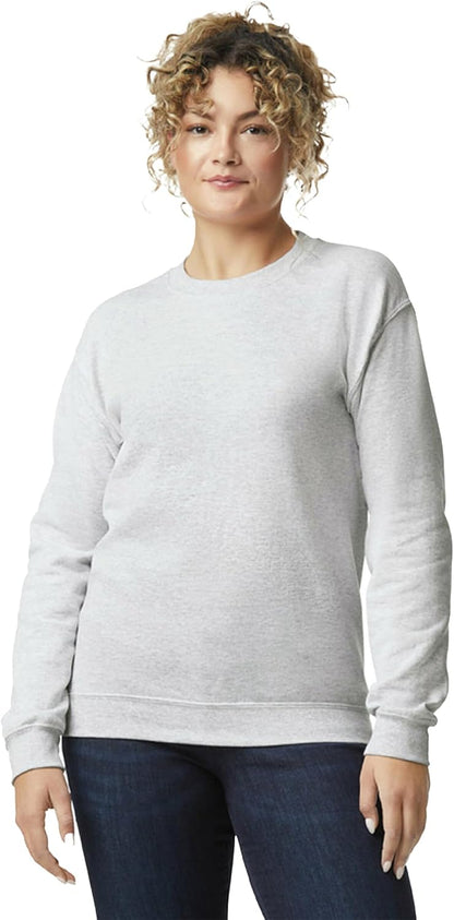 Gildan Unisex Adult Fleece Crewneck Sweatshirt, Style G18000, Multipack