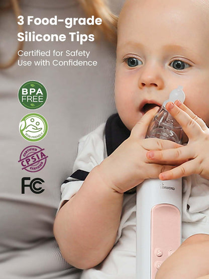 GROWNSY Nasal Aspirator for Baby, Electric Nose Sucker, Powerful Suction