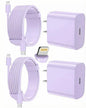 iPhone Charger Fast Charging, USB C Charger Block, 6FT/10FT Lightning Cable