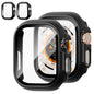 JZK Screen Protector Case for Apple Watch Series 11/10 42mm,Purple+Clear