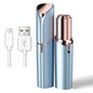 Facial Hair Remover for Women - as Seen on TV Painless Face Shaver - Electric Hair Removal Device for Face Lips Peach Fuzz with Light (White)