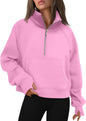 AUTOMET Womens Sweatshirts Half Zip Fleece Pullover Fall Outfits
