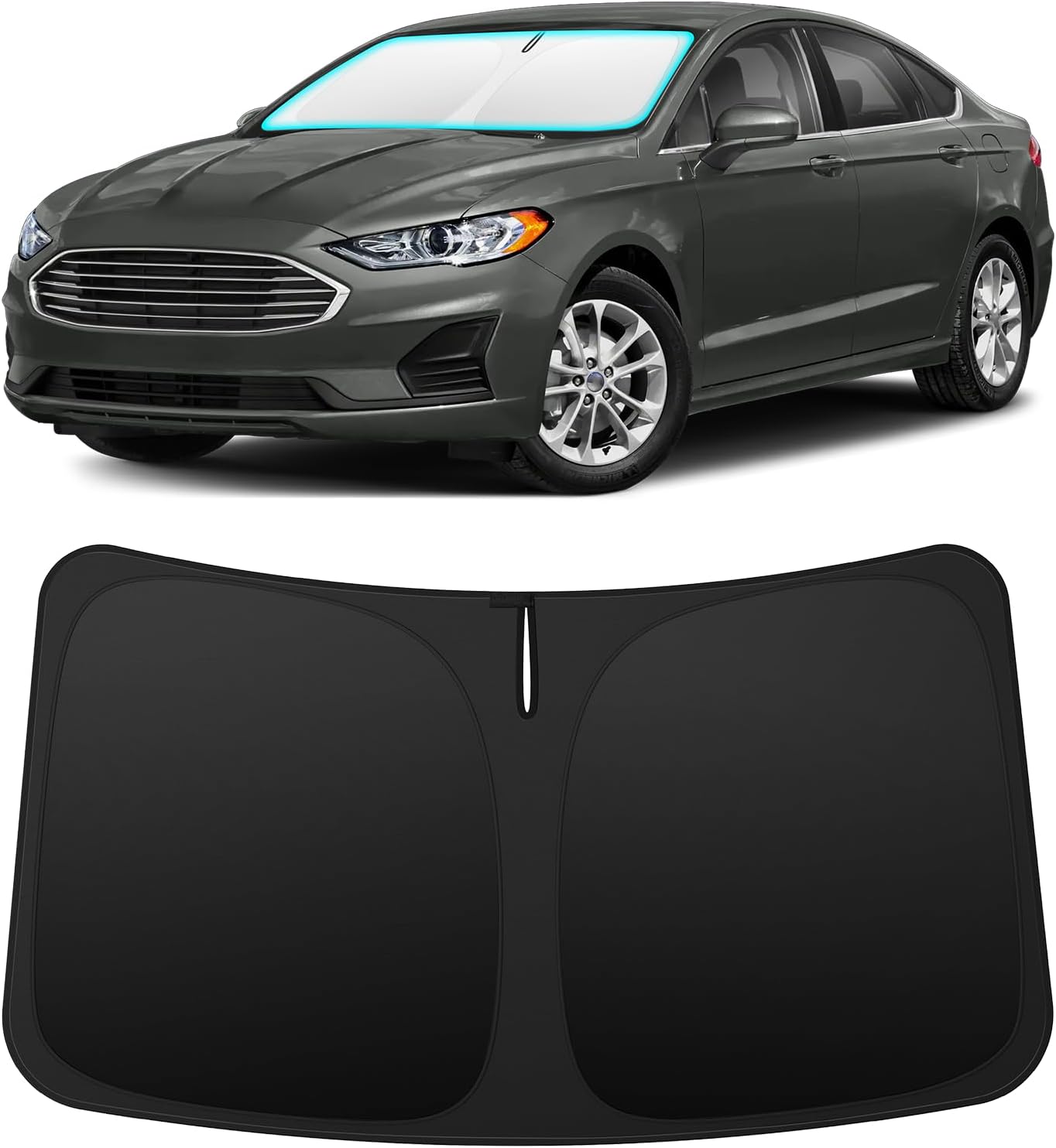 INSAUTO Custom Fit Windshield Sun Shade for Nissan Frontier 2005-2021