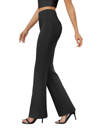 DLOODA Womens Bootcut Dress Pants Business Casual Work Pants with Pockets