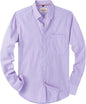 Alimens & Gentle Mens Solid Oxford Shirt Long Sleeve Dress Shirt Work Casual Button Down Shirts with Pocket