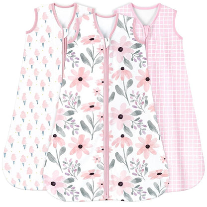 Yoofoss Baby Sleep Sack 0-6 Month 0.5TOG 100% Organic Cotton 2-Way Zipper