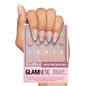 Glamnetic Press On Nails - Short Almond, Glossy Fake Nails 24 Pc Full Kit