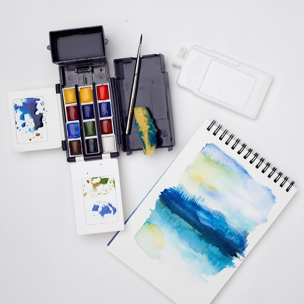 Winsor & Newton Cotman Watercolor Paint Set, Sketchers' Pocket Set