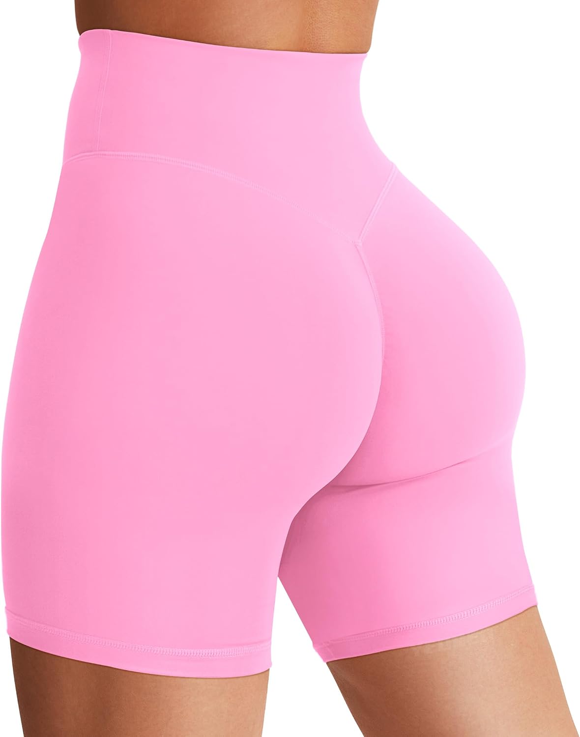 YEOREO SoftHue Women's Biker Shorts Workout Hidden Scrunch Gym Shorts