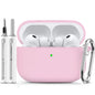 Ljusmicker for AirPods 4 Case 2024 with Cleaner Kit,Milk Tea