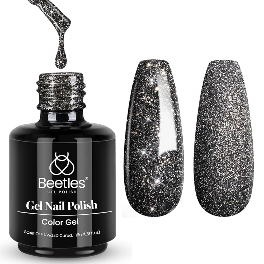 Beetles Purple Gel Nail Polish, 1 Pcs 15ml Purple Gel Polish