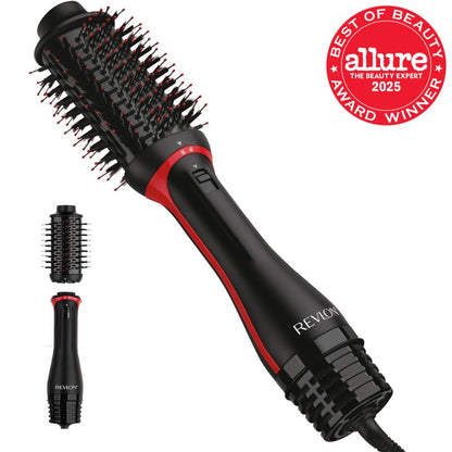REVLON One-Step Volumizer Hair Dryer and Styler, 2.8 in Barrel, Black