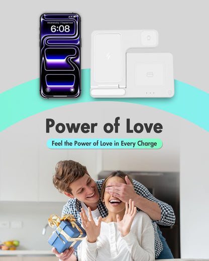 GETPALS Wireless Charger iPhone Charging Station for Apple Multiple Devices