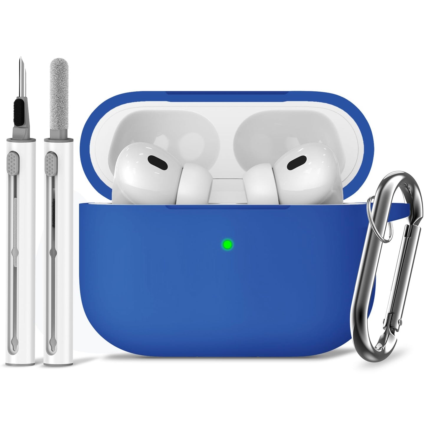 Ljusmicker for AirPods 4 Case 2024 with Cleaner Kit,Milk Tea