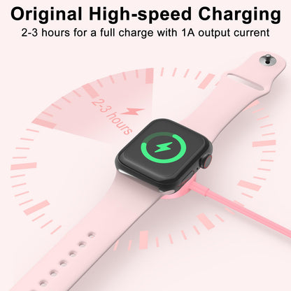 6.6FT Long for Apple Watch Charger USB Magnetic Fast Charging Cable Portable Wireless Charging Accessories Compatible with iWatch Series 11/10/9/8/7/6/5/4/3/2 Ultra 3/2/SE
