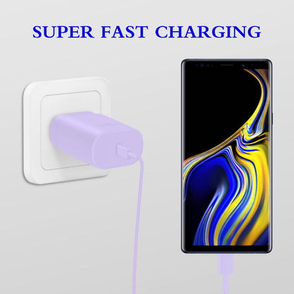 GUUSMART Type C Charger 2-Pack 25W Long 6ft USB C Charger Cable