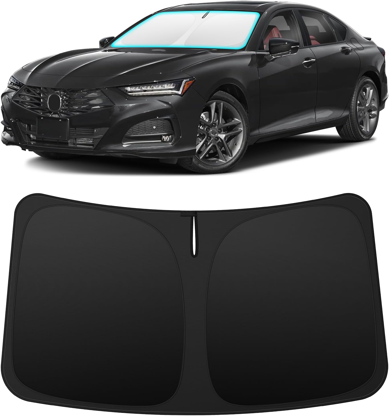 INSAUTO Custom Fit Windshield Sun Shade for Nissan Frontier 2005-2021