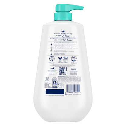 Dove Sensitive Skin Body Wash, 24hr Lotion-Soft Skin, 30.6 oz