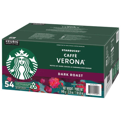Starbucks K-Cup Coffee Pods, Dark Roast Hot or Iced Coffee, French Roast, 96 Keurig Pods