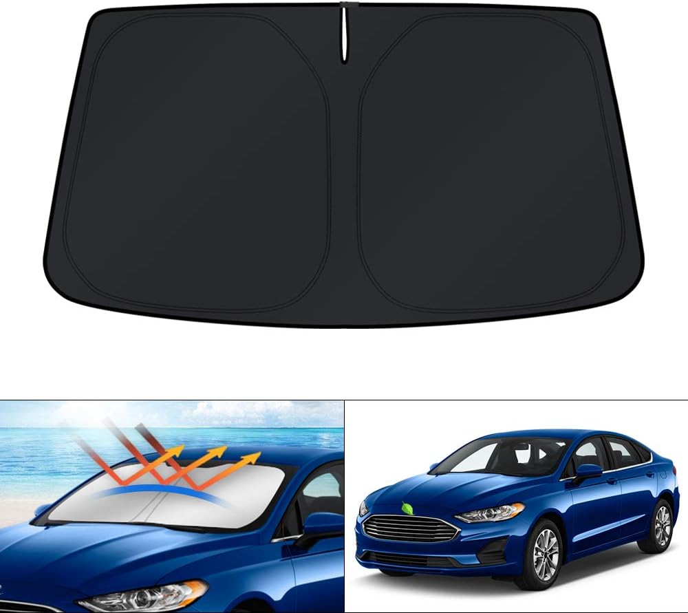 KUST Windshield Sun Shade for 2016 2017 2018 2019 2020 2021 2022 BMW X1 F48 Accessories Custom Fit Sunshade Foldable Window Sun Visor Protector Blocks UV Rays Keep Your Car Cooler
