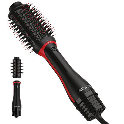 REVLON One-Step Volumizer Hair Dryer and Styler, 2.8 in Barrel, Black
