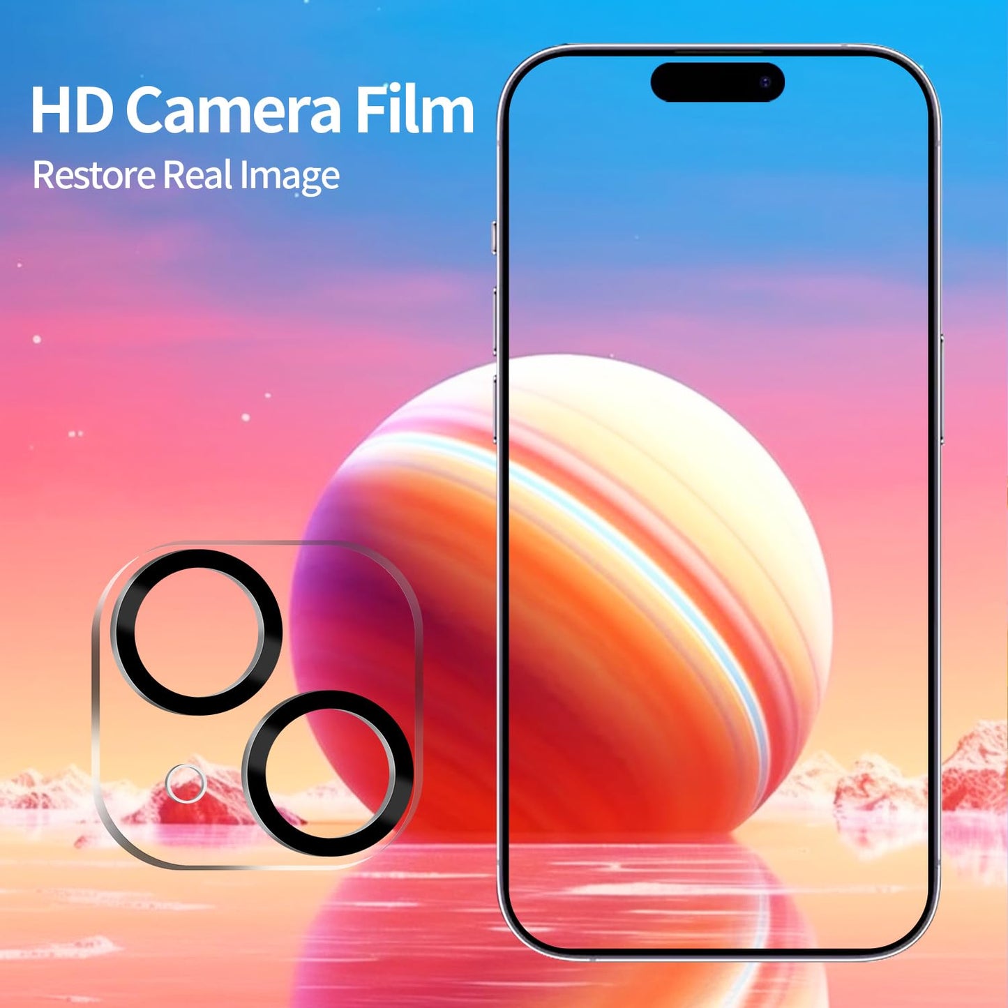 PEHAEL for iPhone 16 Pro Max Privacy Screen Protector+Camera Lens Protector