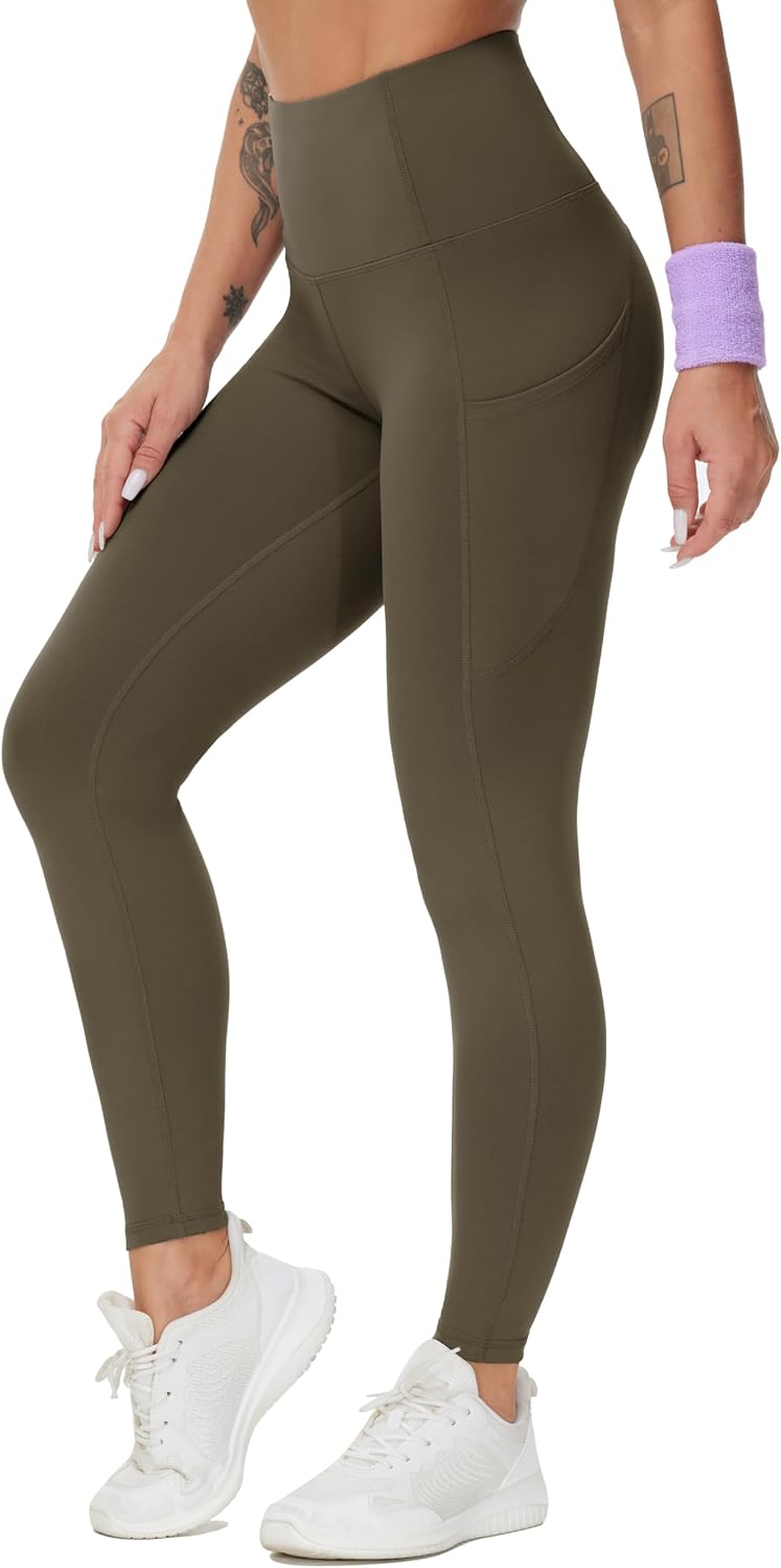 THE GYM PEOPLE Women's Thick High Waist Yoga Pants Workout Leggings