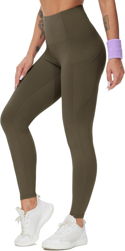 THE GYM PEOPLE Women's Thick High Waist Yoga Pants Workout Leggings