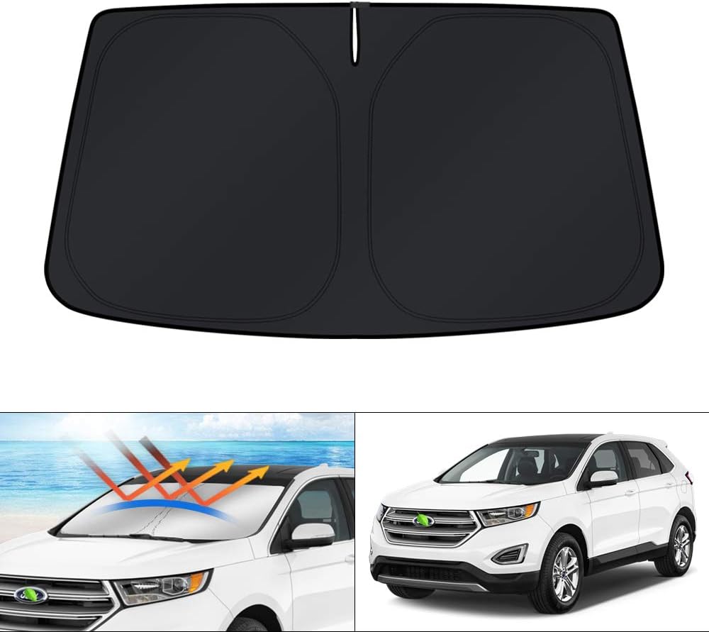 KUST Windshield Sun Shade for 2016 2017 2018 2019 2020 2021 2022 BMW X1 F48 Accessories Custom Fit Sunshade Foldable Window Sun Visor Protector Blocks UV Rays Keep Your Car Cooler