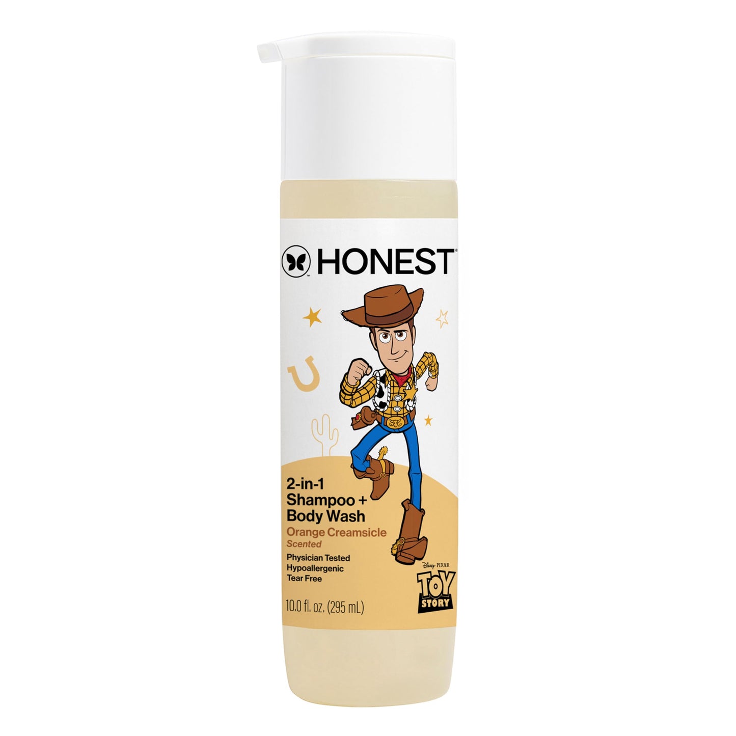 The Honest Company Shampoo & Body Wash, Tear-Free, Fragrance-Free, 10 fl oz