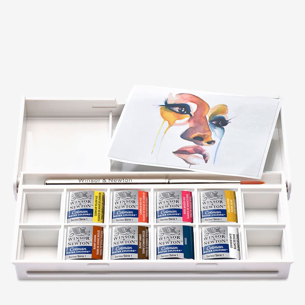 Winsor & Newton Cotman Watercolor Paint Set, Sketchers' Pocket Set
