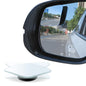 LivTee Blind Spot Mirror, 2" Round HD Glass Frameless Convex Rear View Mirrors Exterior Accessories with Wide Angle Adjustable Stick for Car SUV and Trucks, Pack of 2