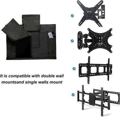iBirdie Outdoor TV Cover 55 to 58 inch Weatherproof and Waterproof
