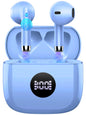 Wireless Earbuds, Bluetooth 5.4 Ear Buds, LED Power Display, 6D Bass Stereo