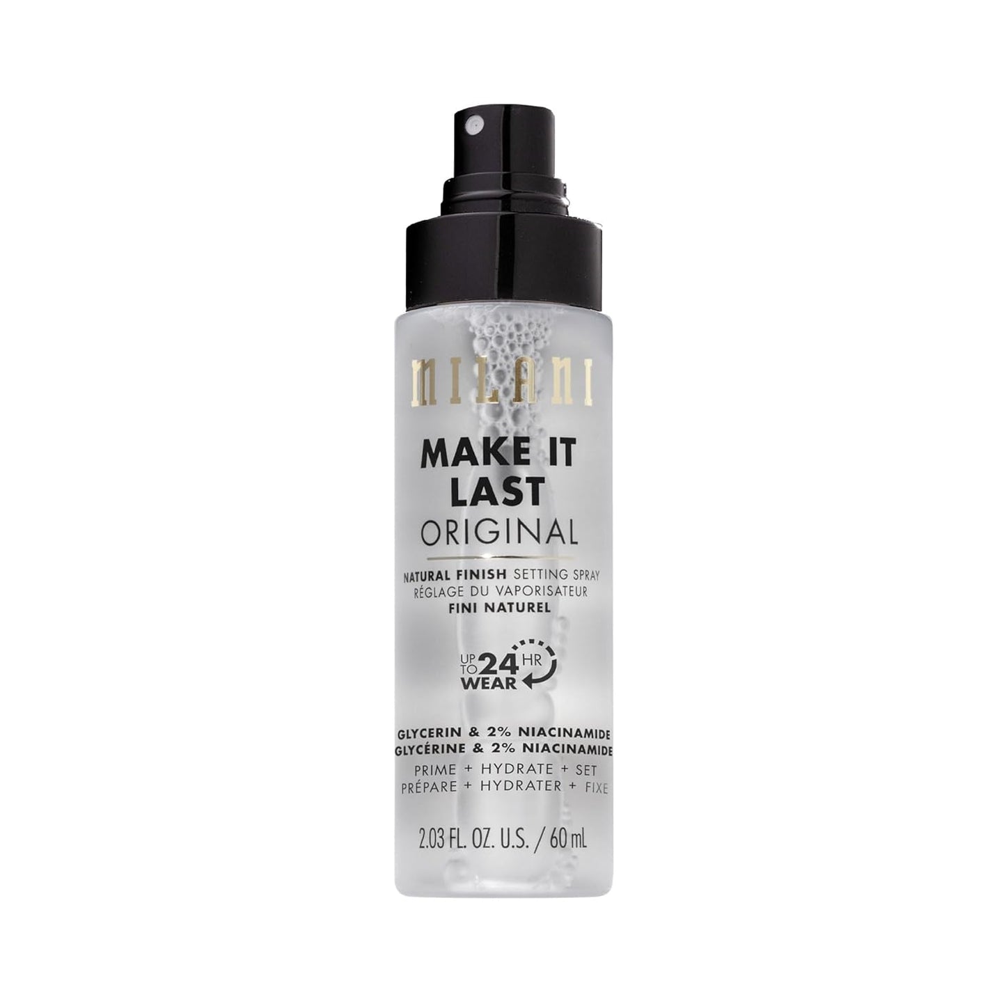 Milani Setting Spray + Primer, Make It Last Original Natural Finish