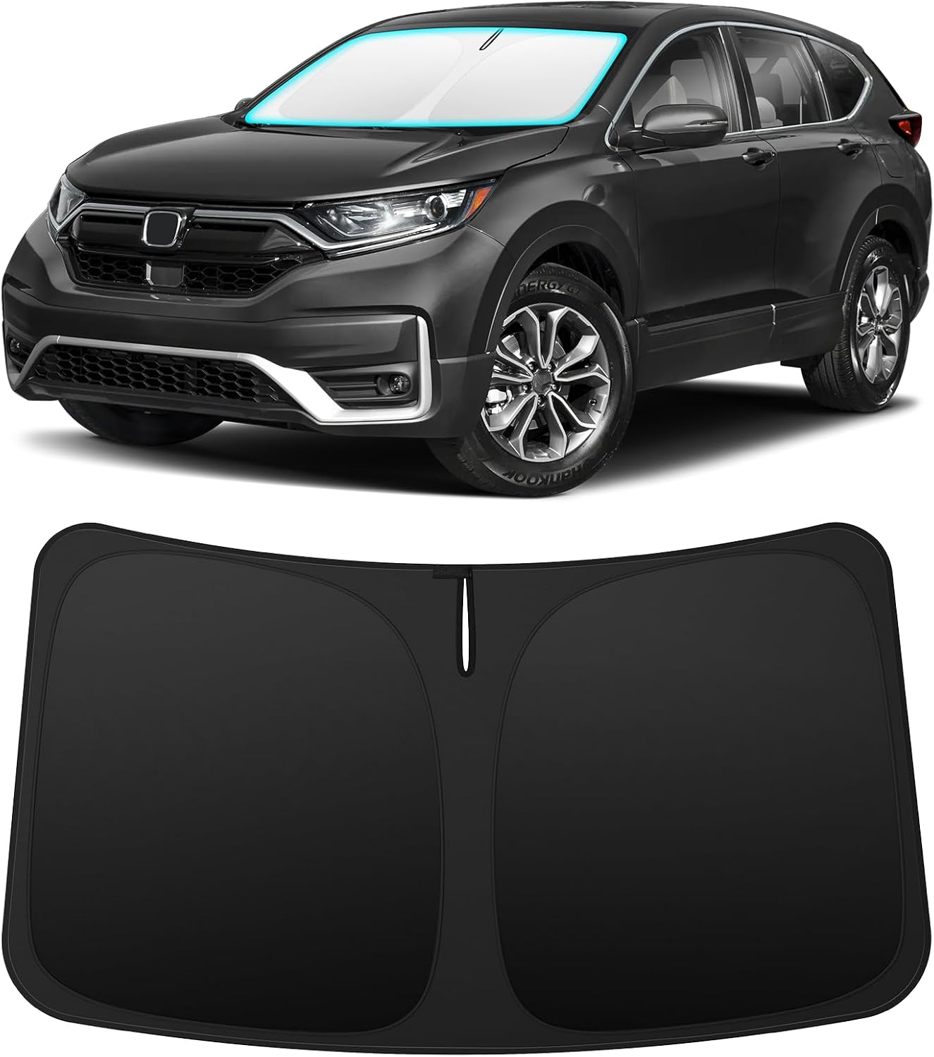 INSAUTO Custom Fit Windshield Sun Shade for Nissan Frontier 2005-2021