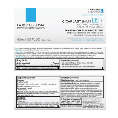 La Roche-Posay Cicaplast Balm B5, Barrier Repair Cream for Dry Skin