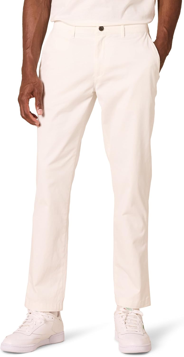 Amazon Essentials Men's Skinny-fit Stretch Chino Khaki Pant, Casual Business Wear