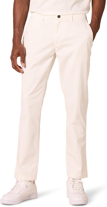 Amazon Essentials Men's Skinny-fit Stretch Chino Khaki Pant, Casual Business Wear