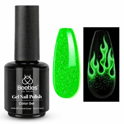 Beetles Purple Gel Nail Polish, 1 Pcs 15ml Purple Gel Polish