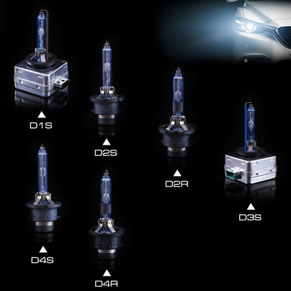 DMEX D3S HID Headlight Bulbs 8000K White Blue Xenon 35W 66340 42403 42302 Replacement - Pack of 2 (Not fit Halogen Headlamp)